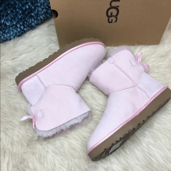 Ugg mini bailey bow II metallic new - Picture 2 of 6